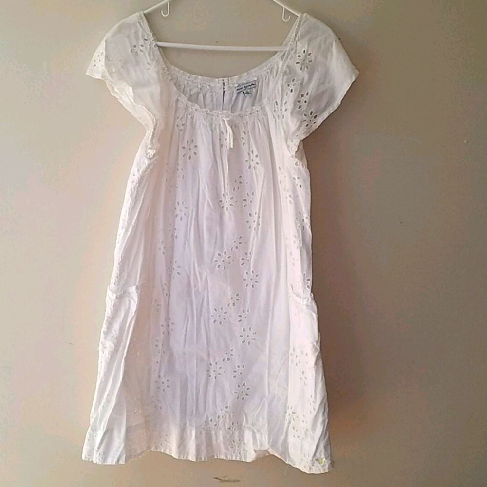 Flower dress with side pockets